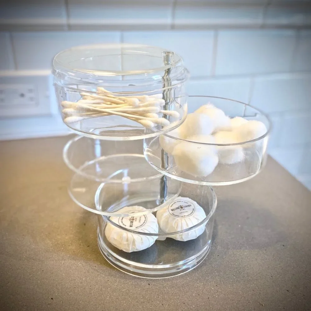 Acrylic 4-Tier Bath or Office Organizer